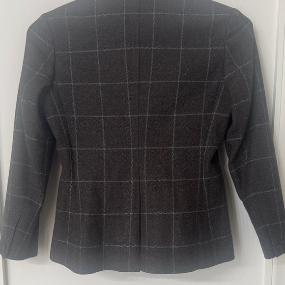 New Rag & Bone Women's Brown Checkered Blazer 6 - Picture 8 of 8